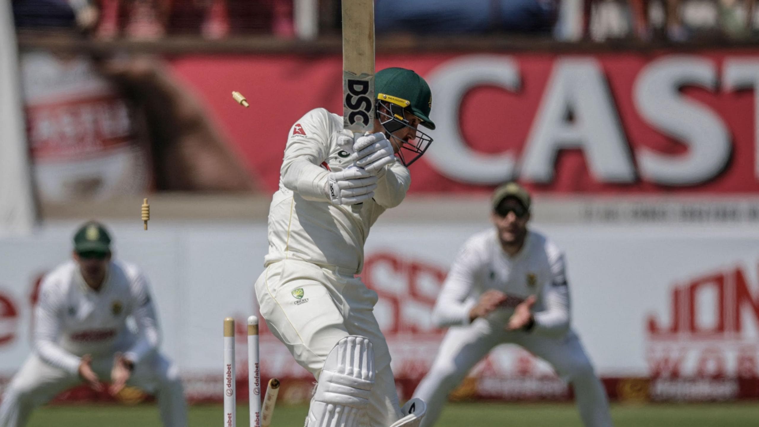 Nic Maddinson sets record with 33-ball duck as Australia struggles in Durban Test