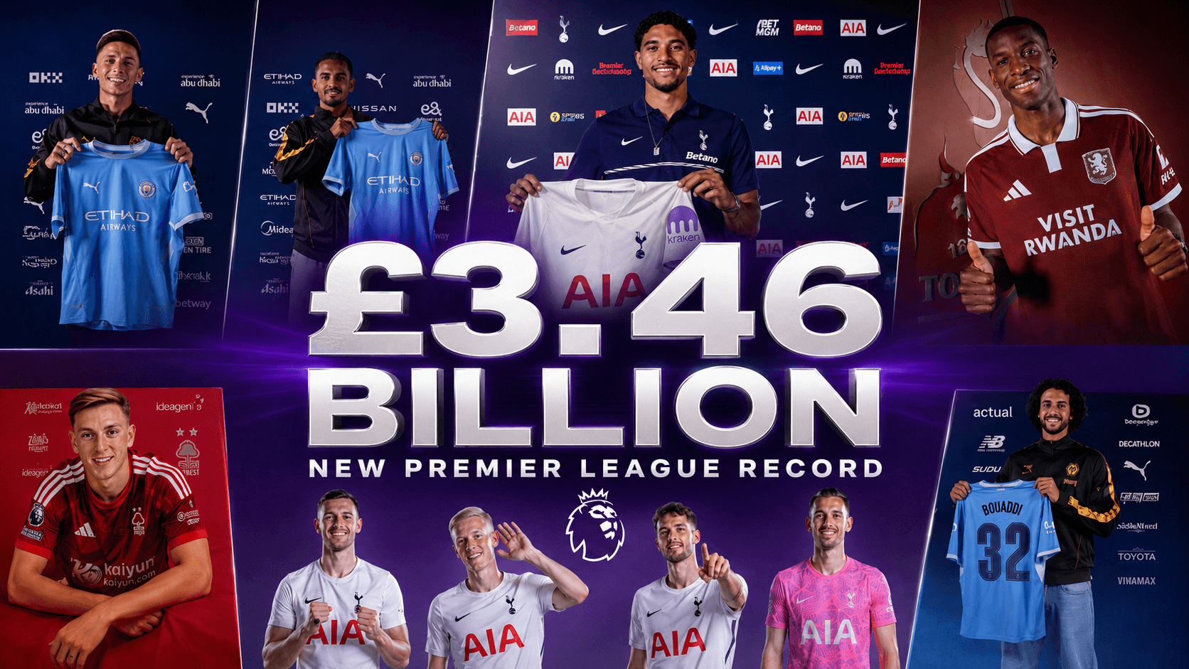 Premier League Clubs Smash Summer Transfer Spending Record