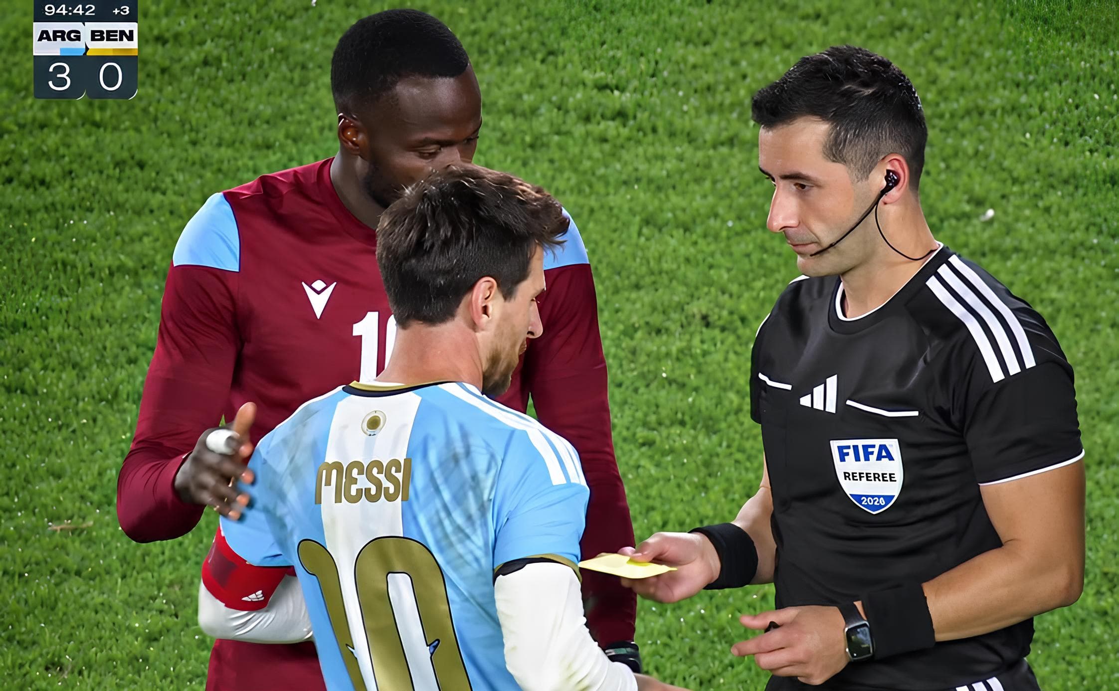 Referee Gifts Messi Red Card During Emotional Farewell